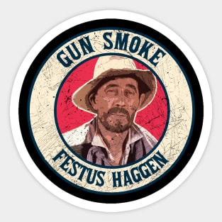 Gunsmoke - Festus Haggen Sticker